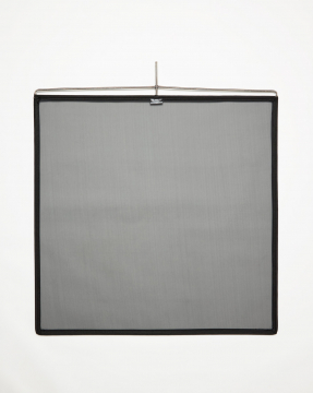 48" X 48" Black 1/4 Silk